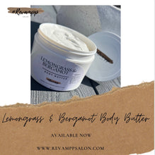 Load image into Gallery viewer, Lemongrass and Bergamot Body Butter