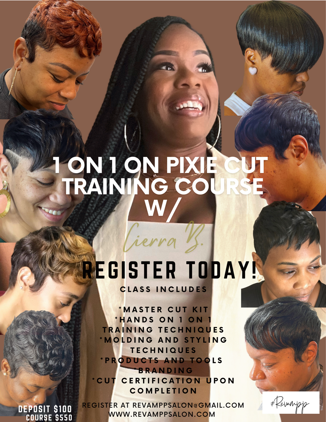 1 on 1 Pixie Cut Training Course
